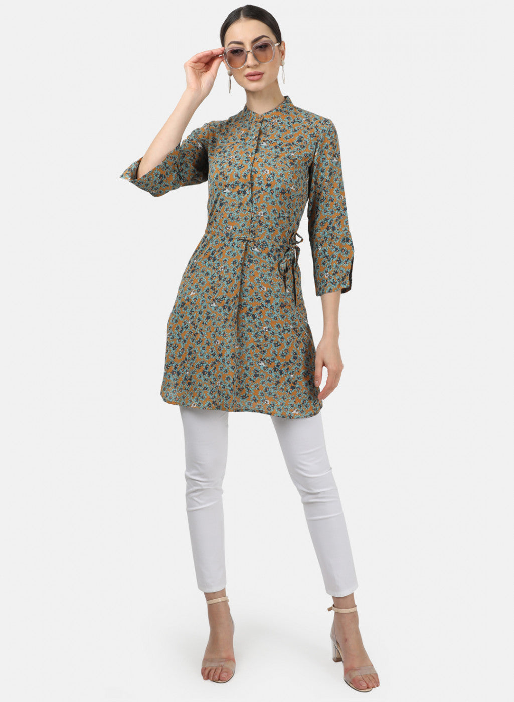 Womens Multi Color Printed Tunics
