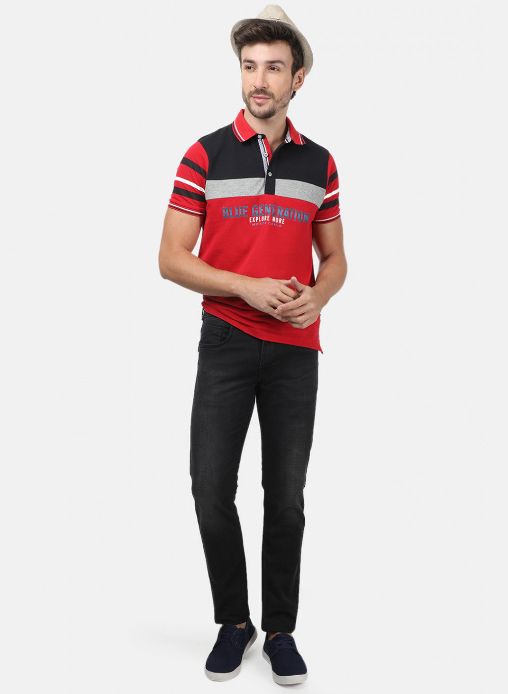 Men Black Normal Wash Denims