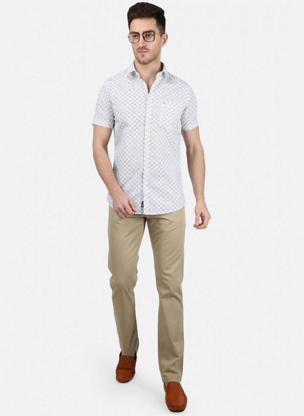 Mens Multi Color Printed Shirt