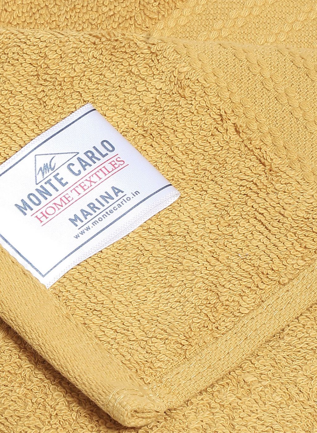 Yellow Cotton 400 GSM Bath Towel