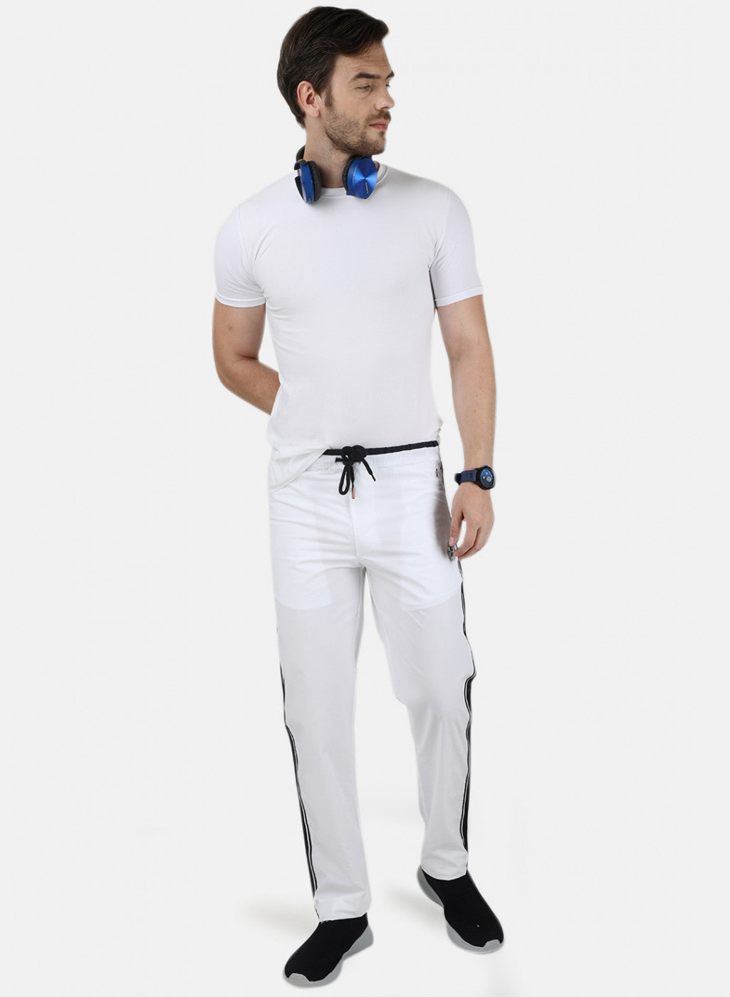 Mens White Plain Lower