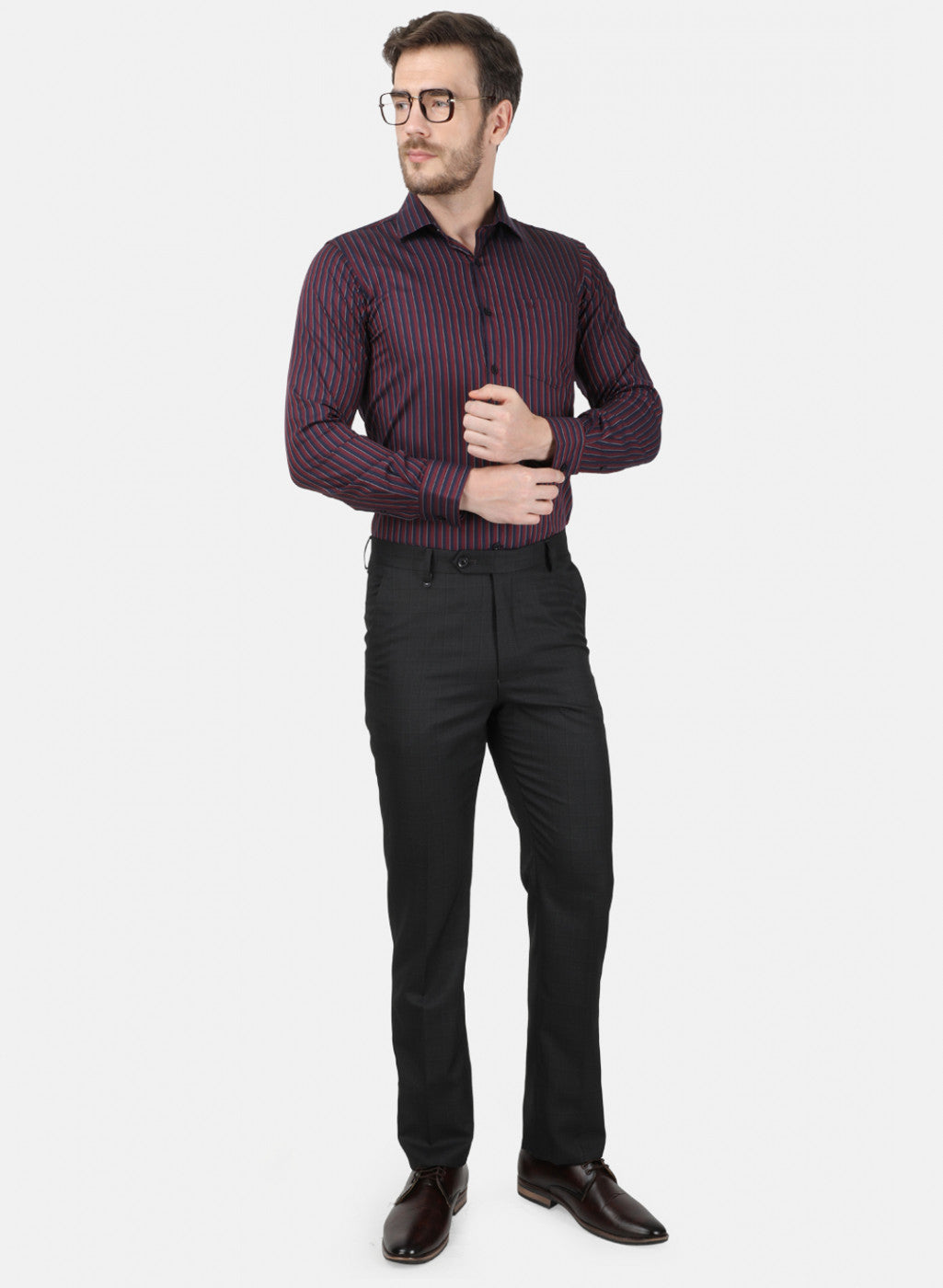 Mens Black Smart Trouser