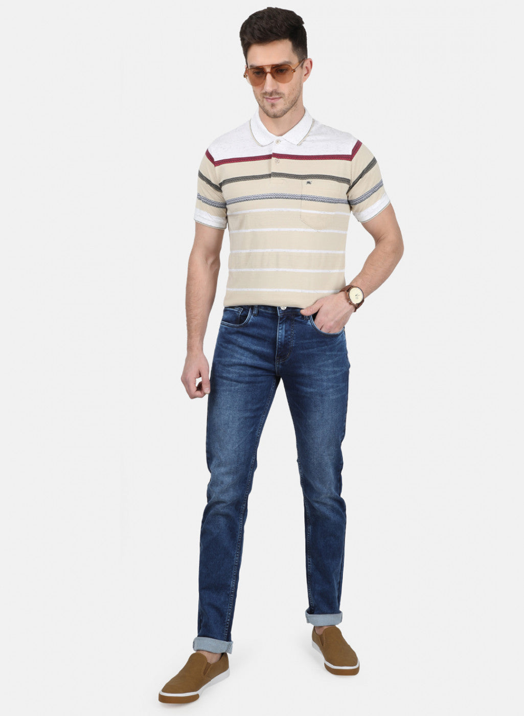 Mens Blue NArrow Denim