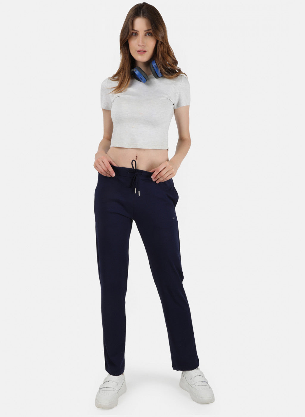 Womens Blue Regular Lower