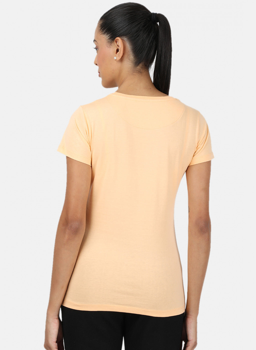 Womens Peach & Blue Printed Top 2Pc Set