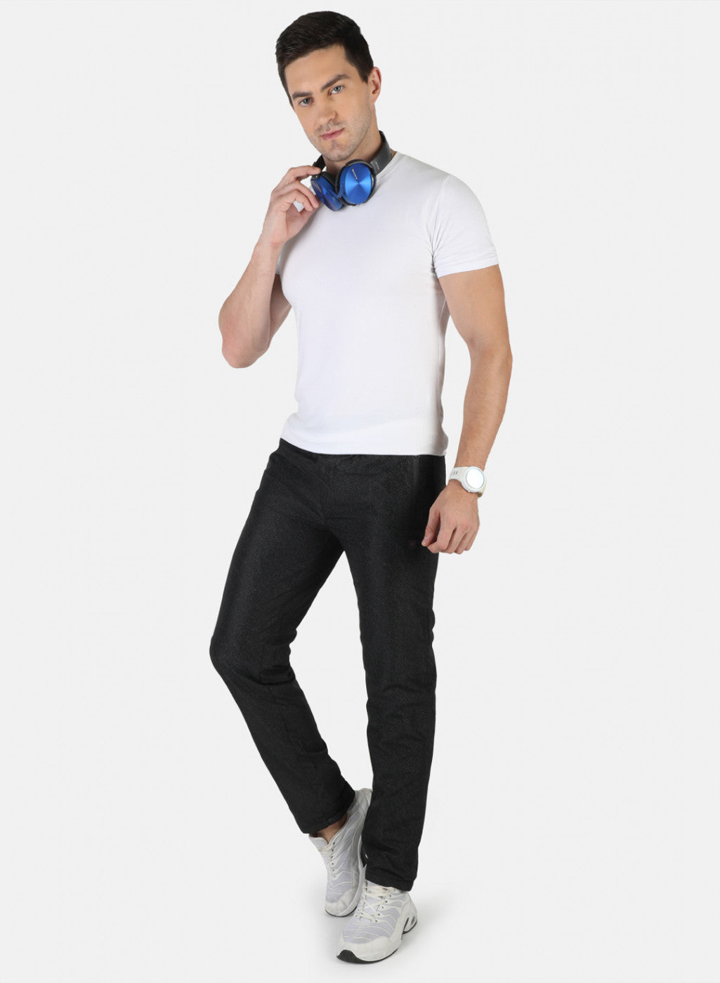 Men Black Printed Winter Lower