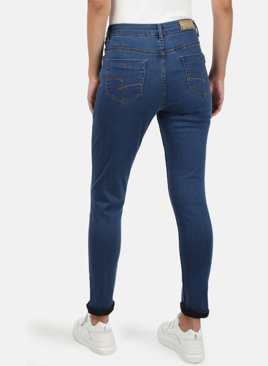 Womens Blue Slim Denim