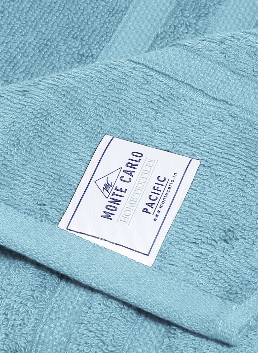 Aqua Blue Cotton 525 GSM Bath Towel