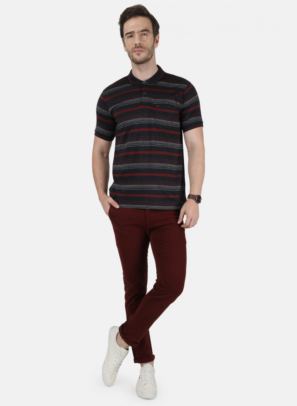 Mens Red Stripe T-Shirt