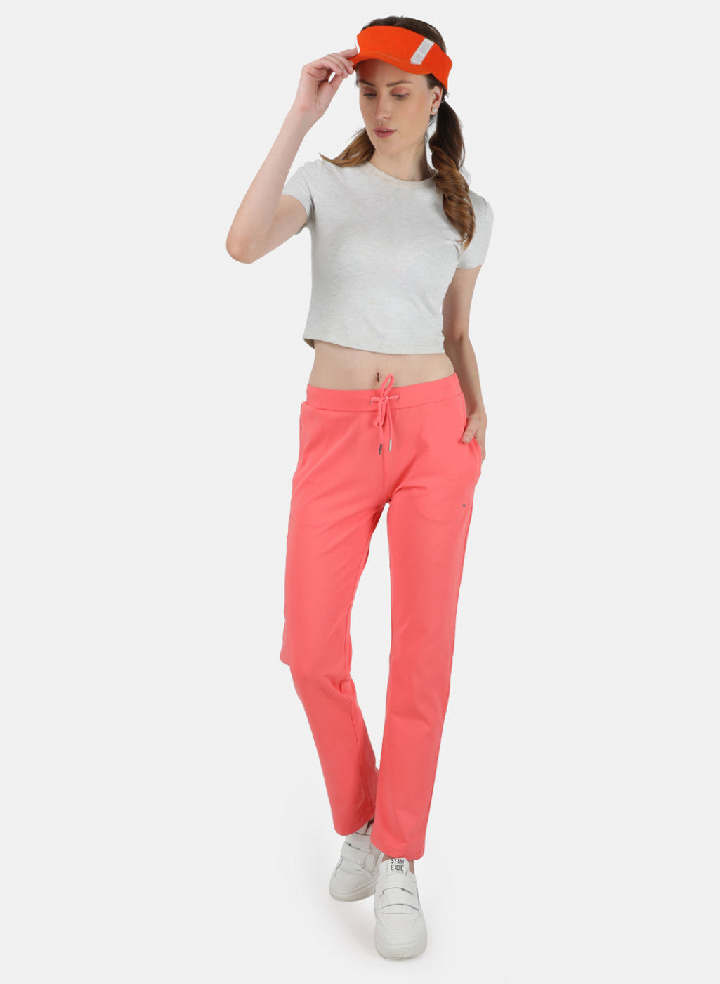Womens Peach Regular Lower