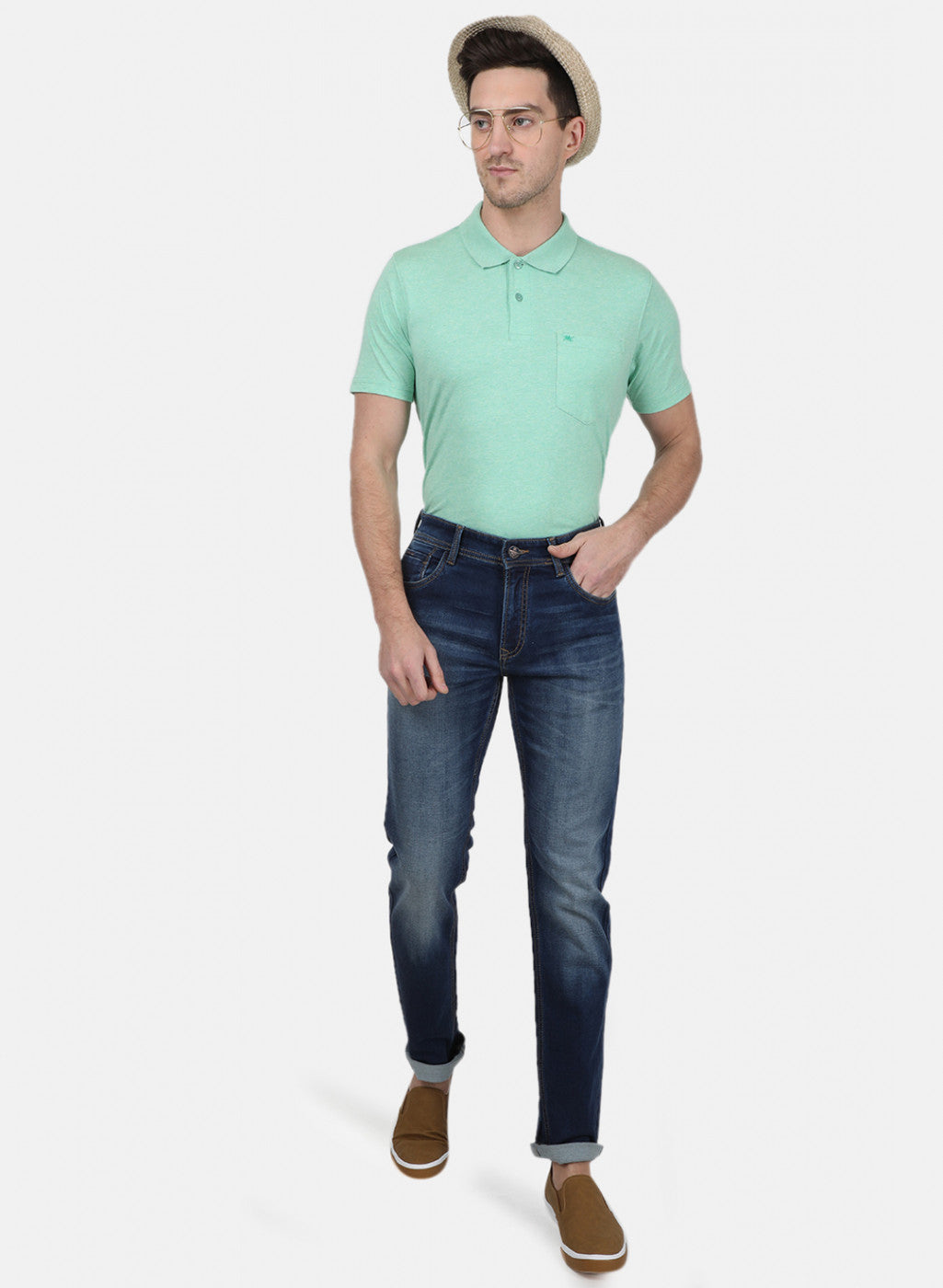 Mens NAvy Blue NArrow Denim