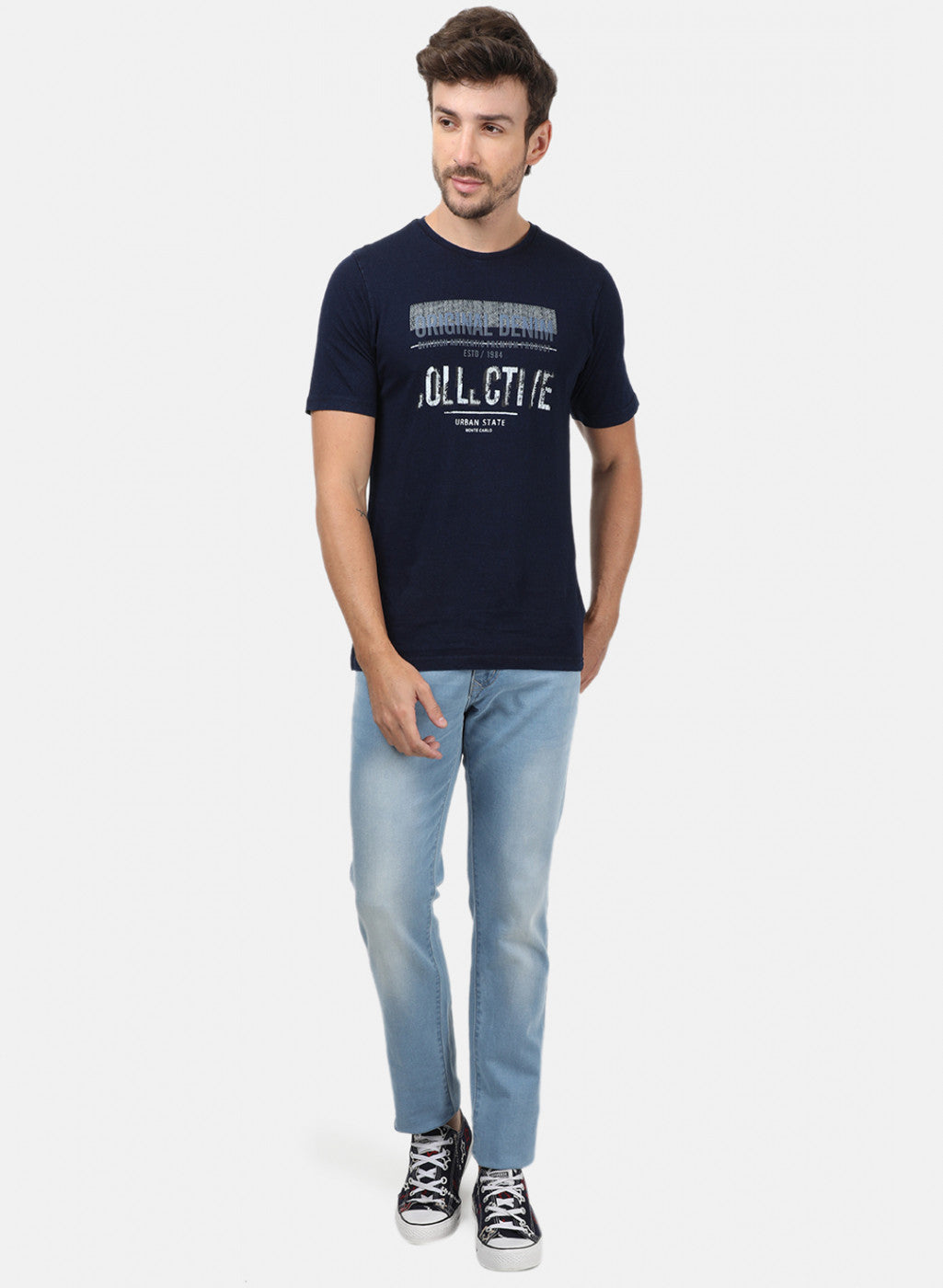 Men Blue Normal Wash Denims