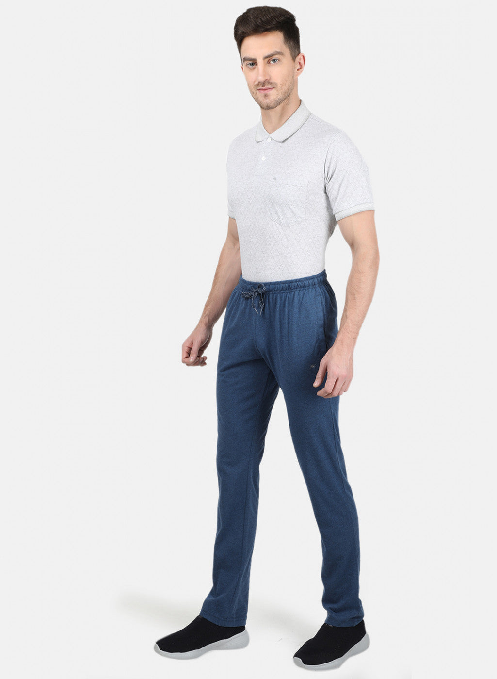 Mens NAvy Blue Plain Lower