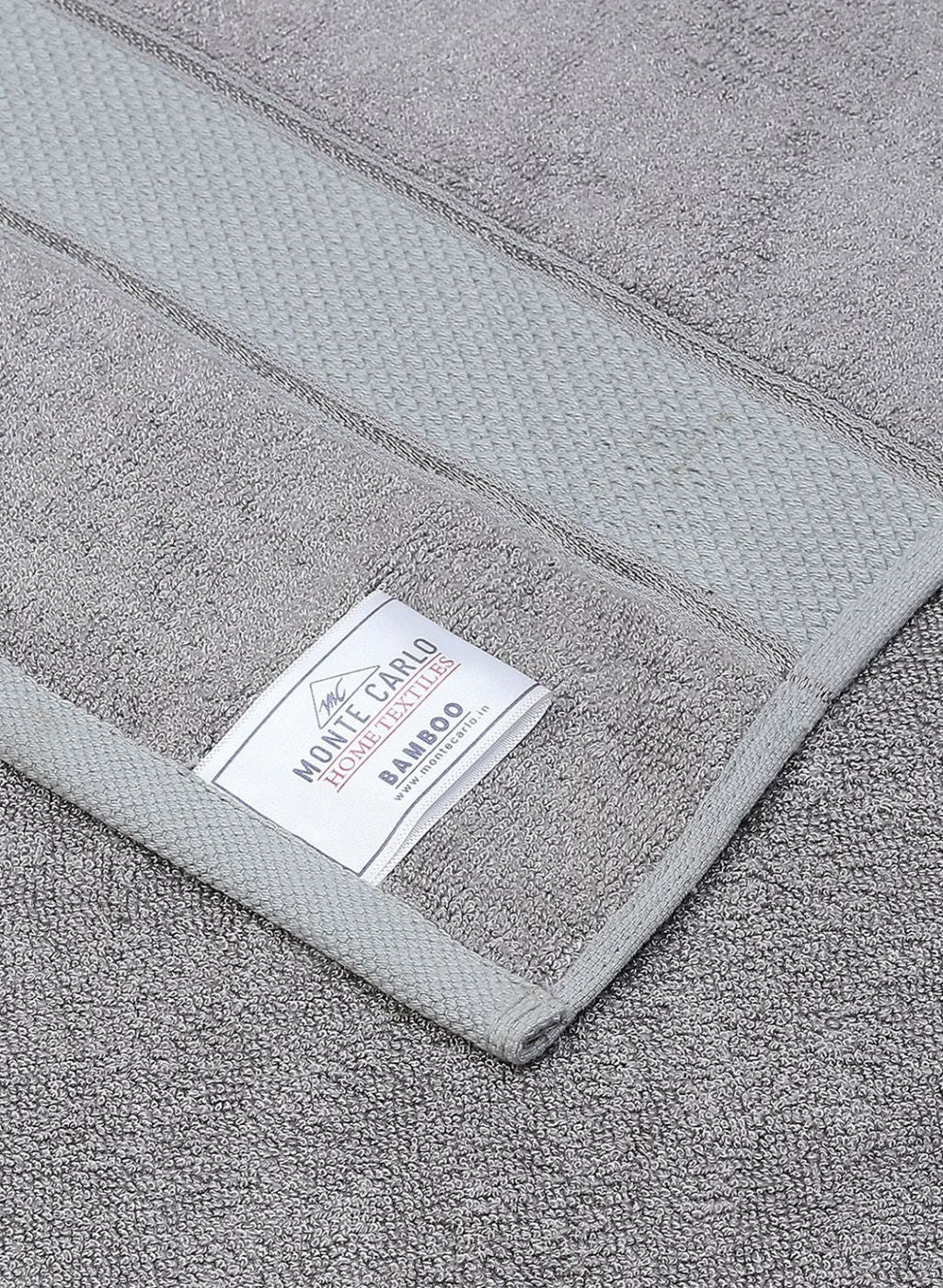 Grey Cotton 600 GSM Bath Towel