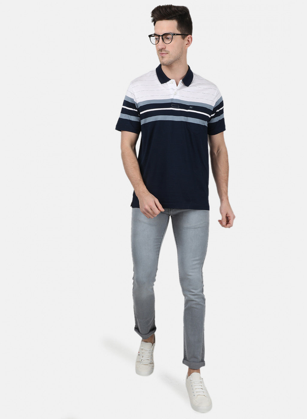 Mens Blue Stripe T-Shirt
