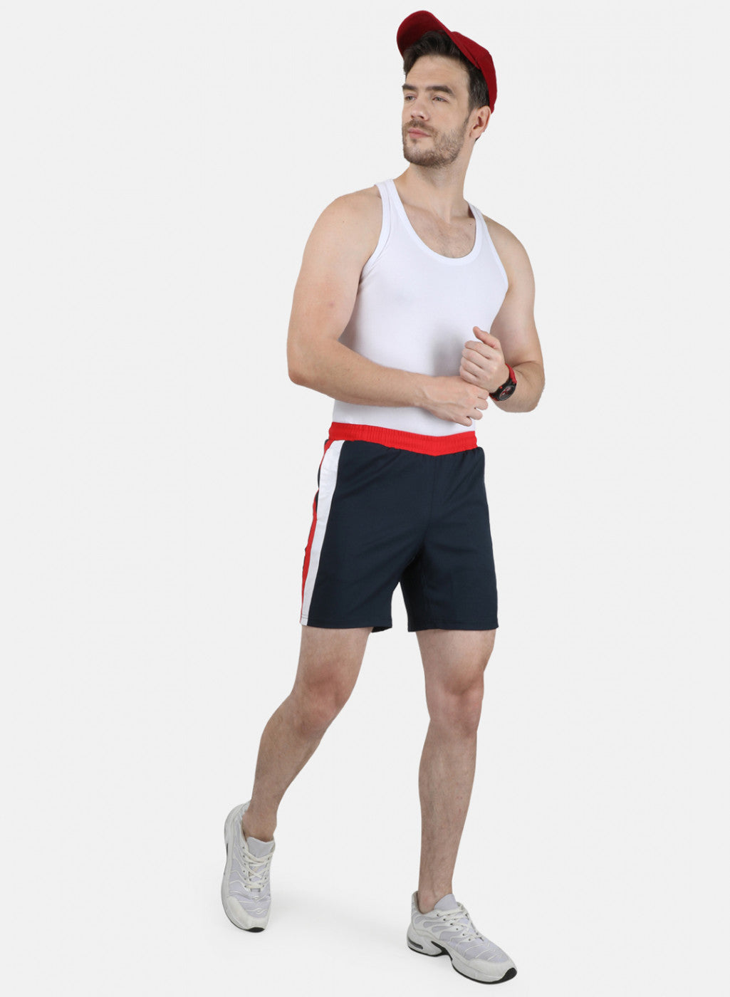 Rock.it Men Navy Blue Plain Short