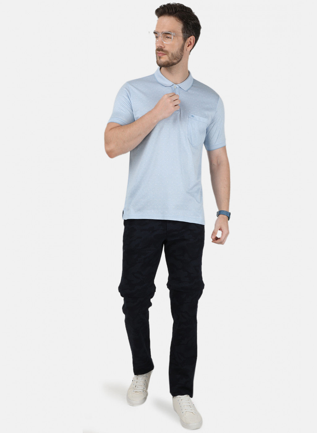 Mens Blue Stripe T-Shirt