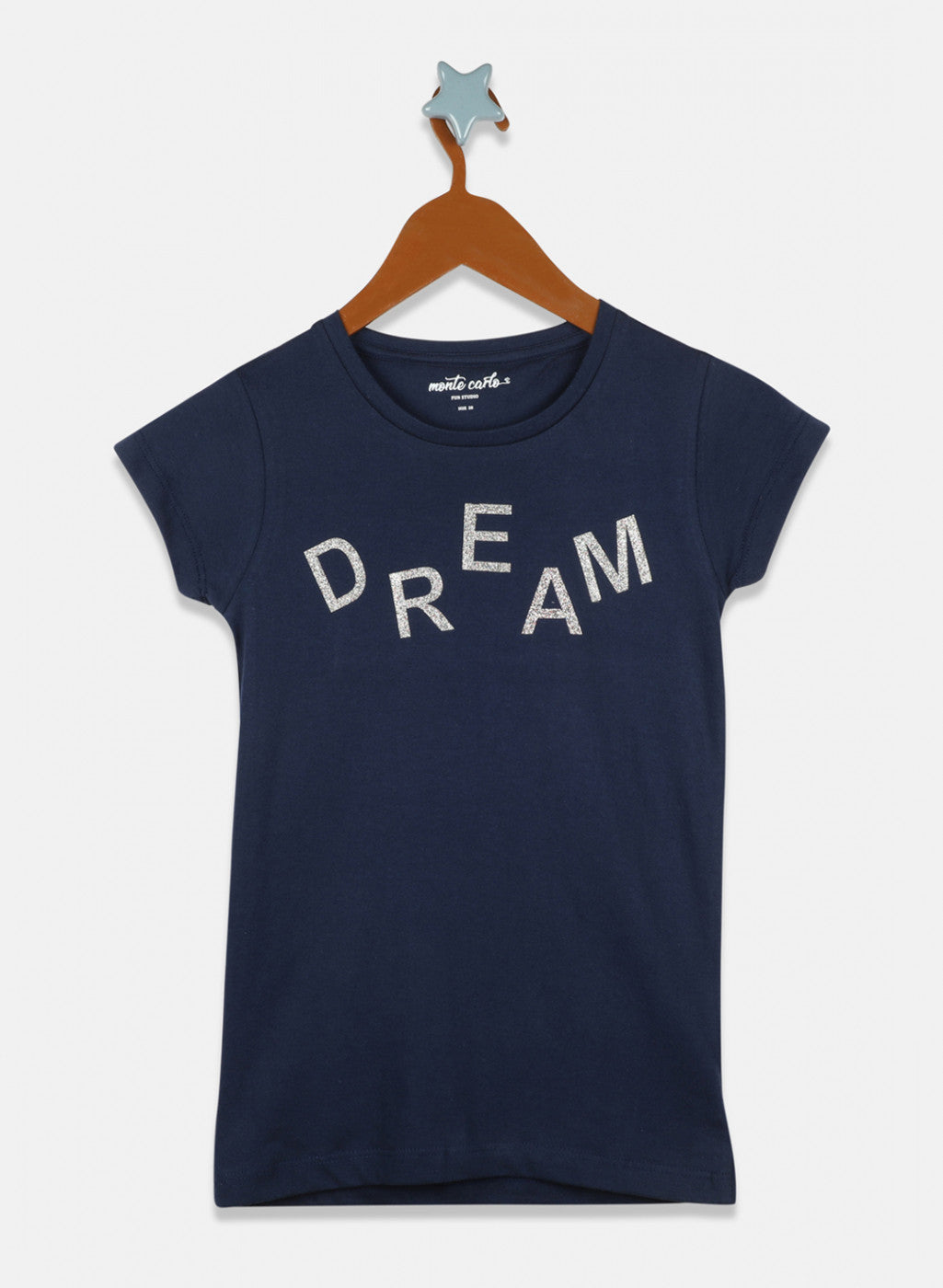 Girls Pink & Blue Printed Top 2 Pc