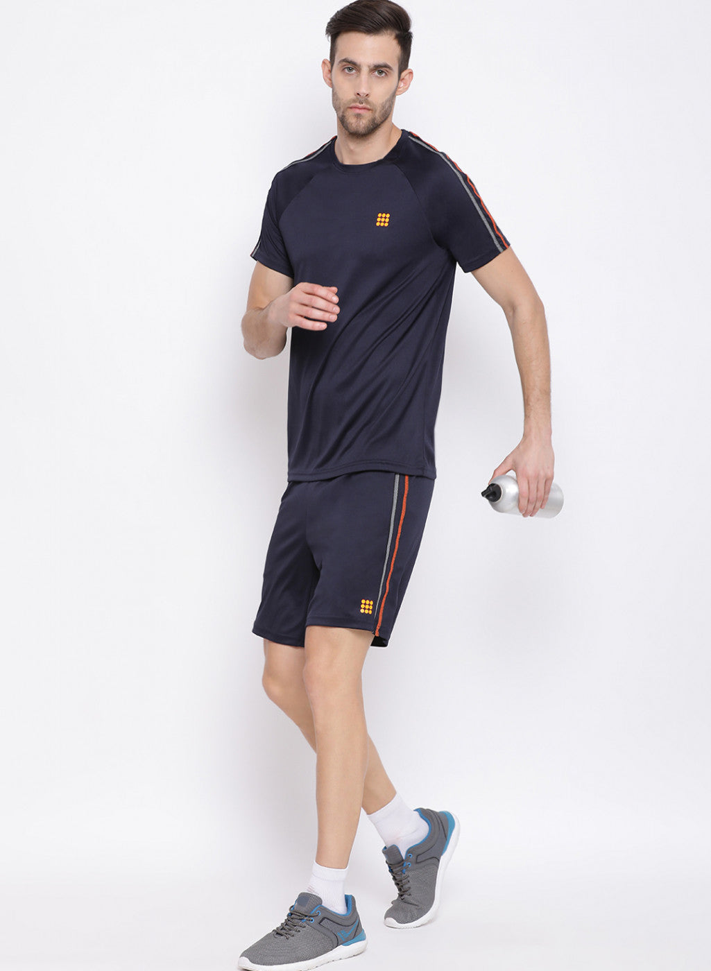 Rock.it Grey Mil. Round Neck Regular Fit T-Shirt