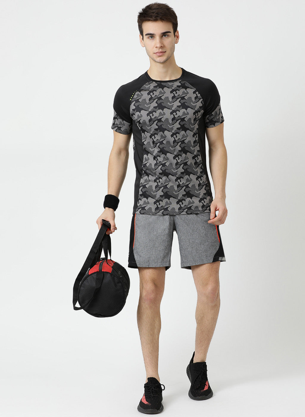Rock.it Grey Round Neck Regular Fit T-Shirt