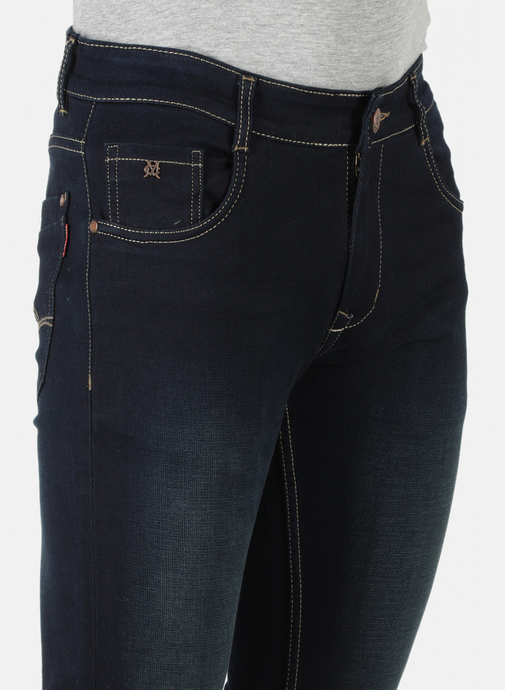 Men Grey Skinny Fit Denim