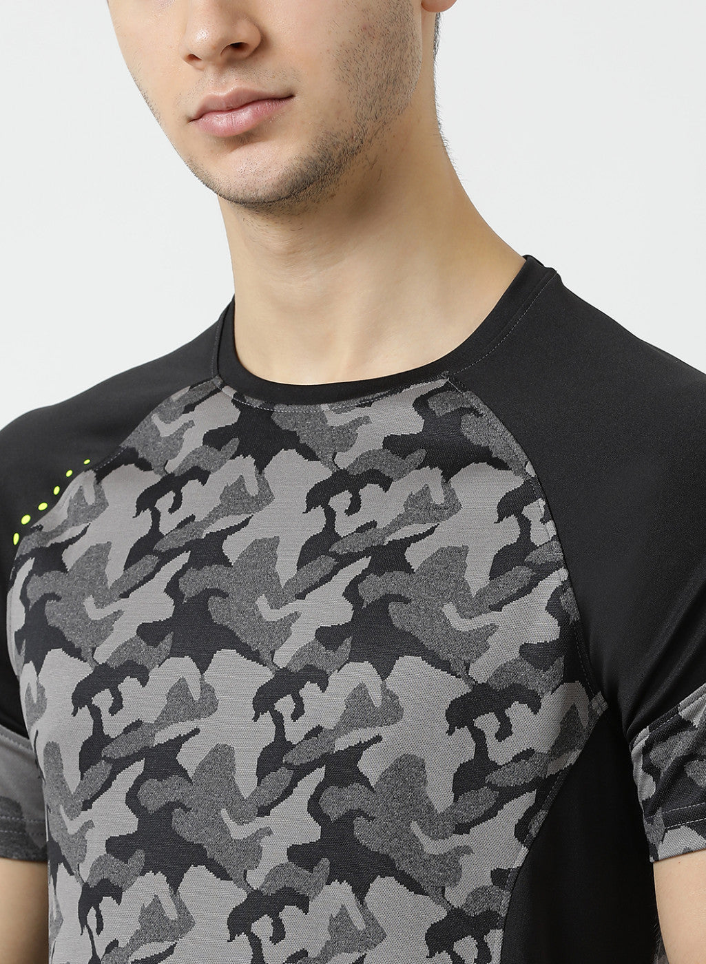 Rock.it Grey Round Neck Regular Fit T-Shirt