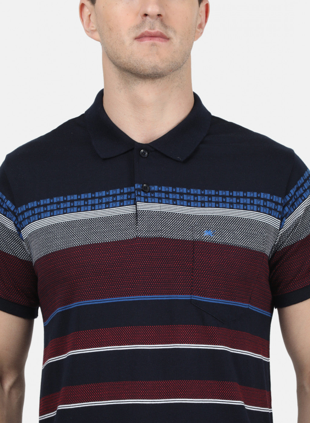 Mens NAvy Blue Stripe T-Shirt