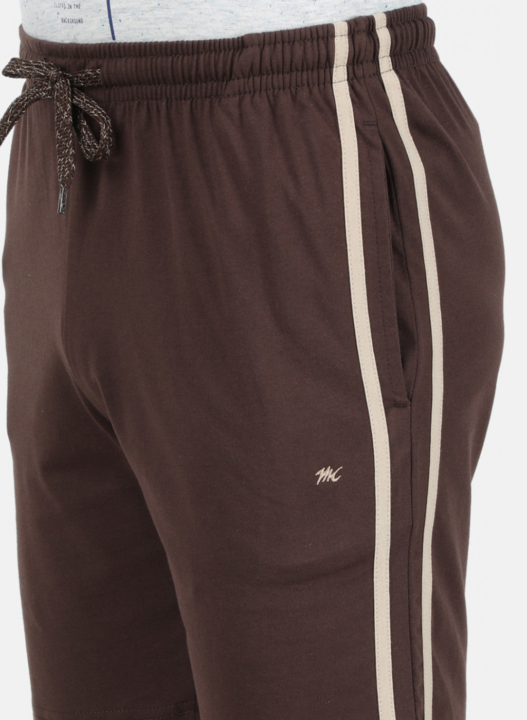 Mens Brown Plain Bermuda