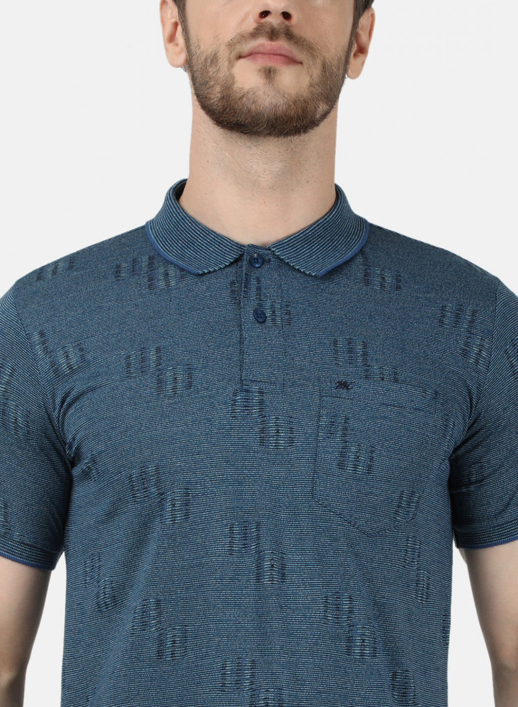 Mens Blue Stripe T-Shirt