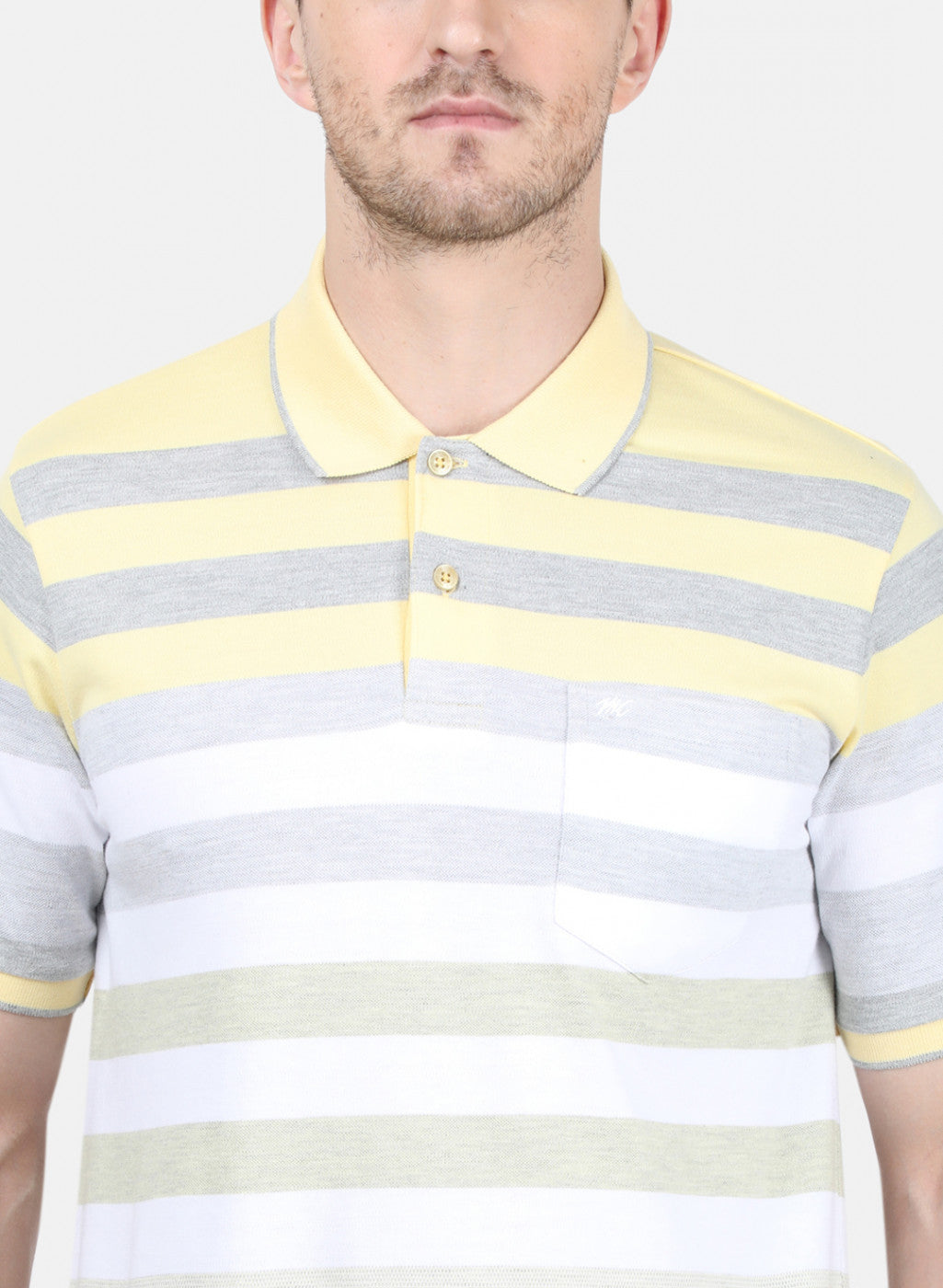 Mens Yellow Stripe T-Shirt