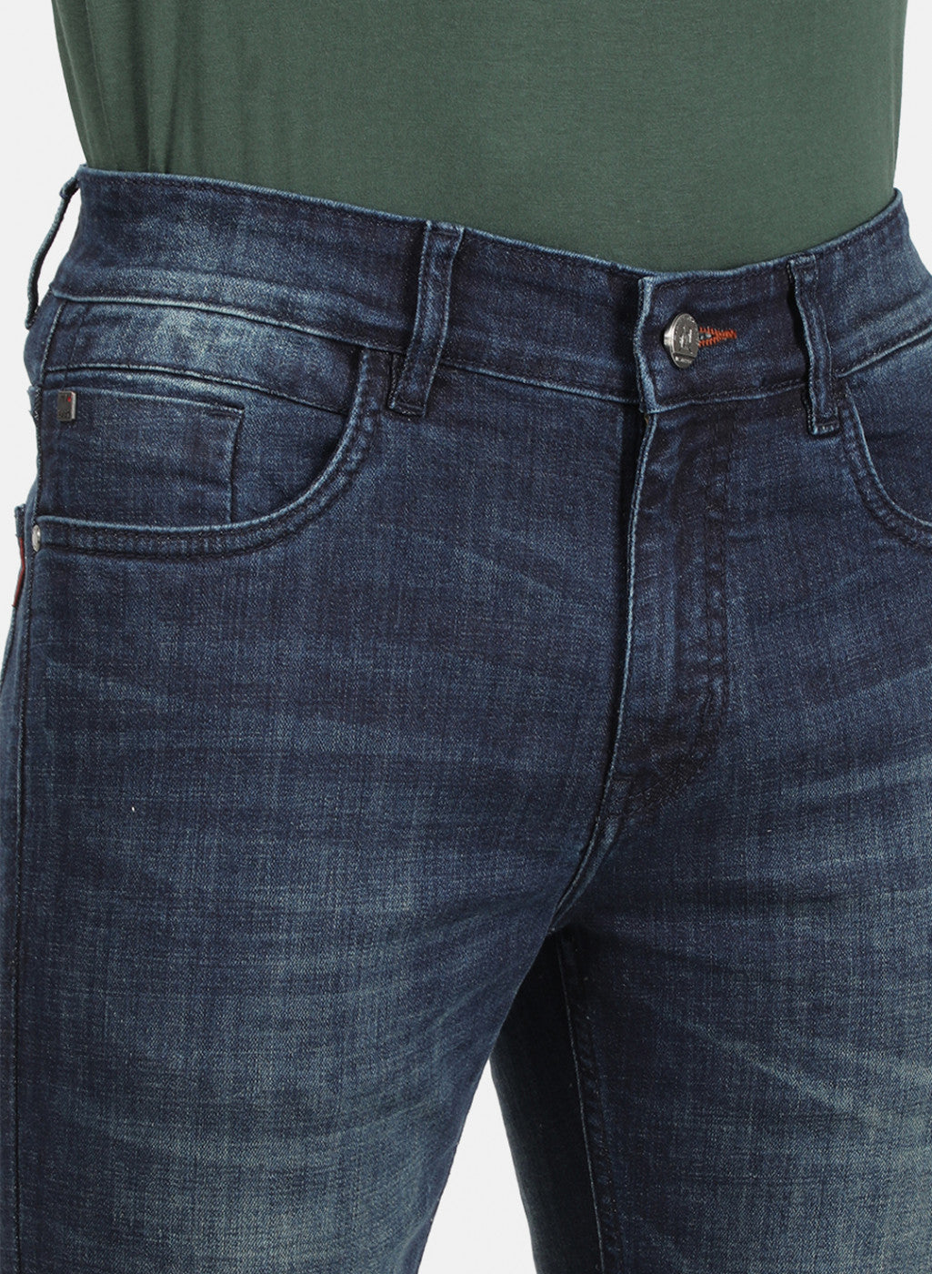 Mens NAvy Blue NArrow Denim
