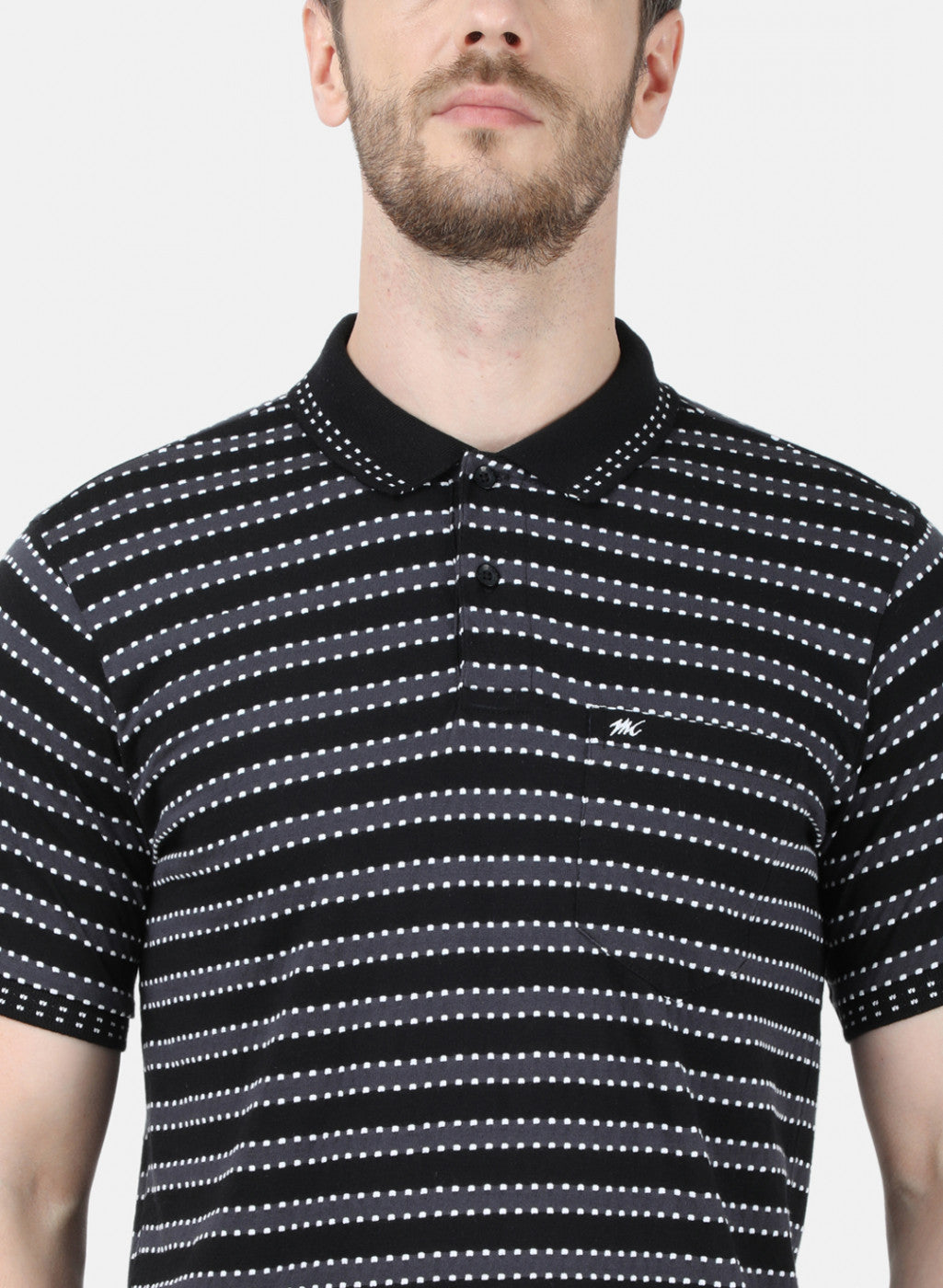 Mens NAvy Blue Stripe T-Shirt