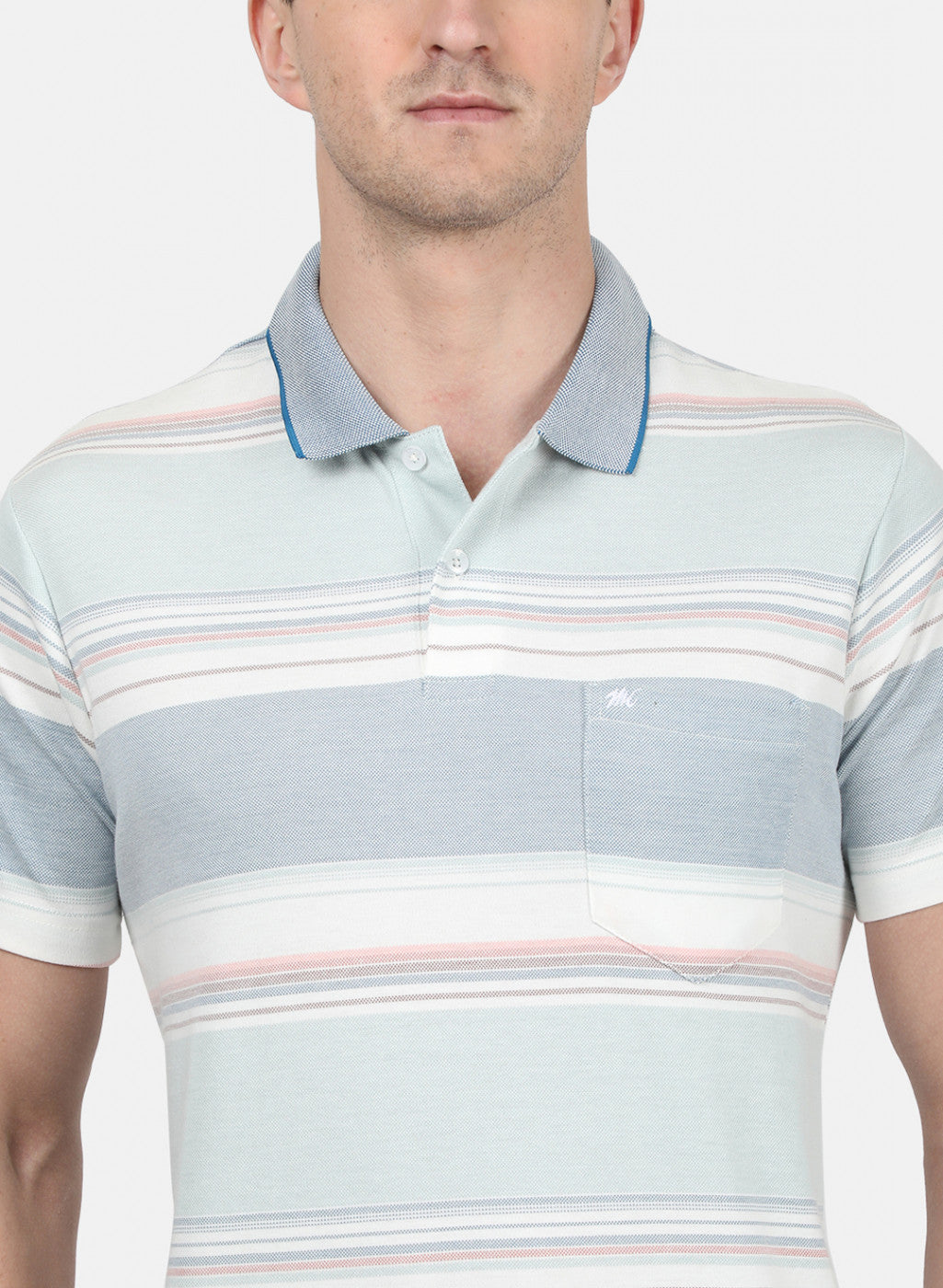 Mens Multi Color Stripe T-Shirt