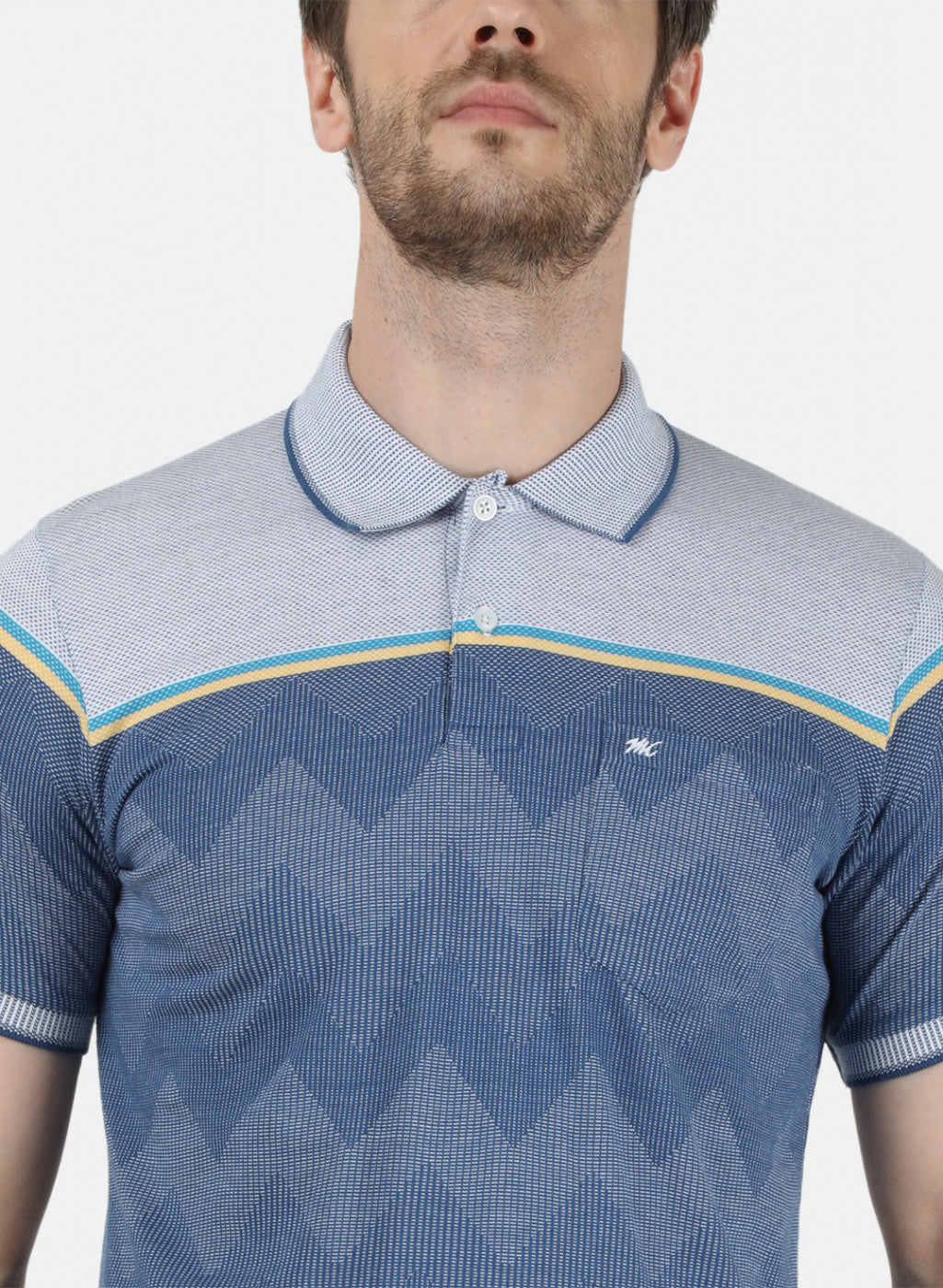 Mens Blue Stripe T-Shirt
