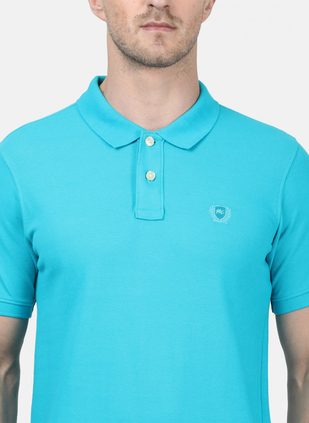 Mens Blue Plain T-Shirts