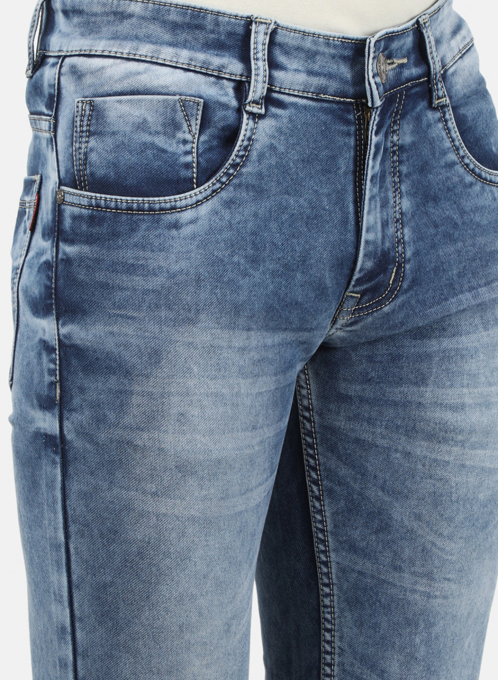 Mens Blue Skinny Denim