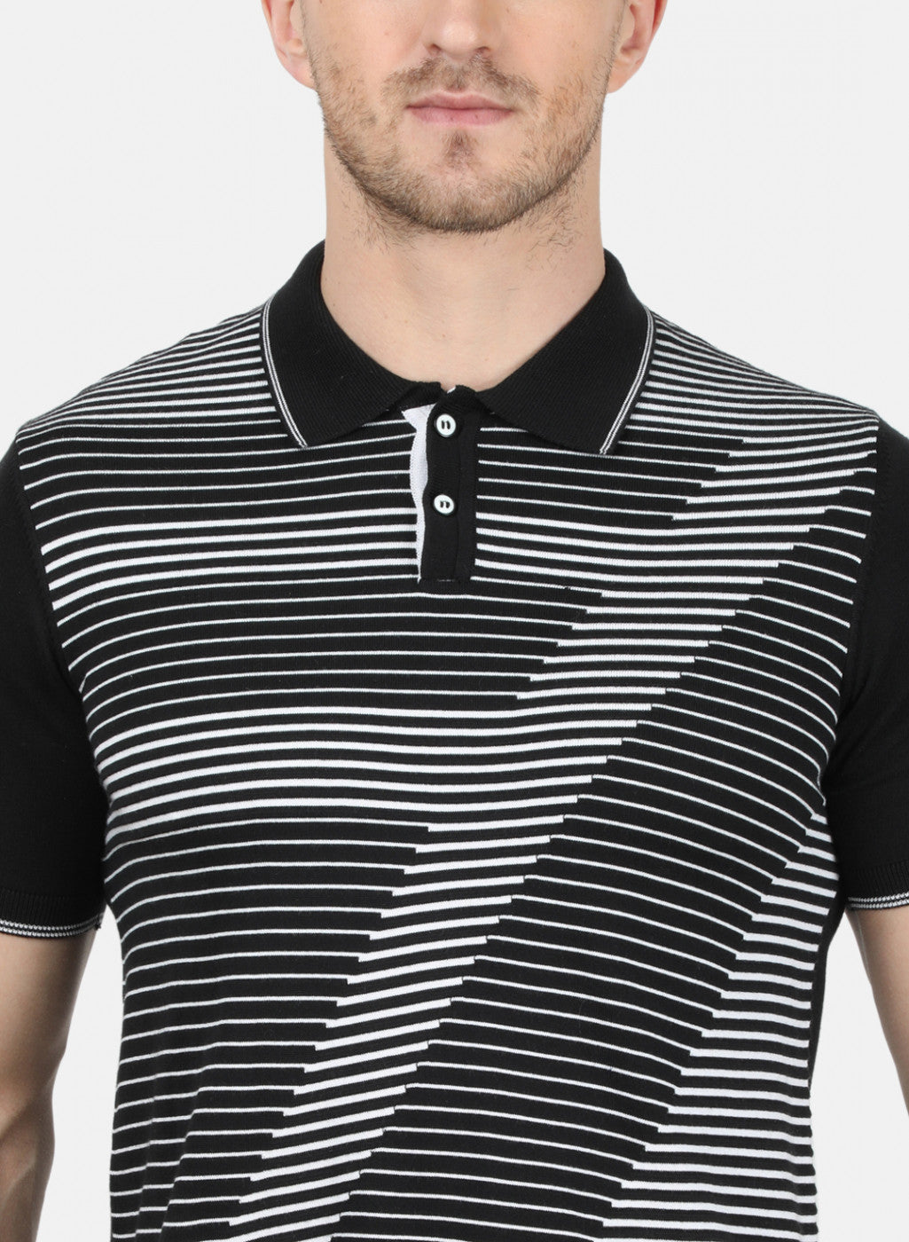 Mens Black Plain T-Shirt