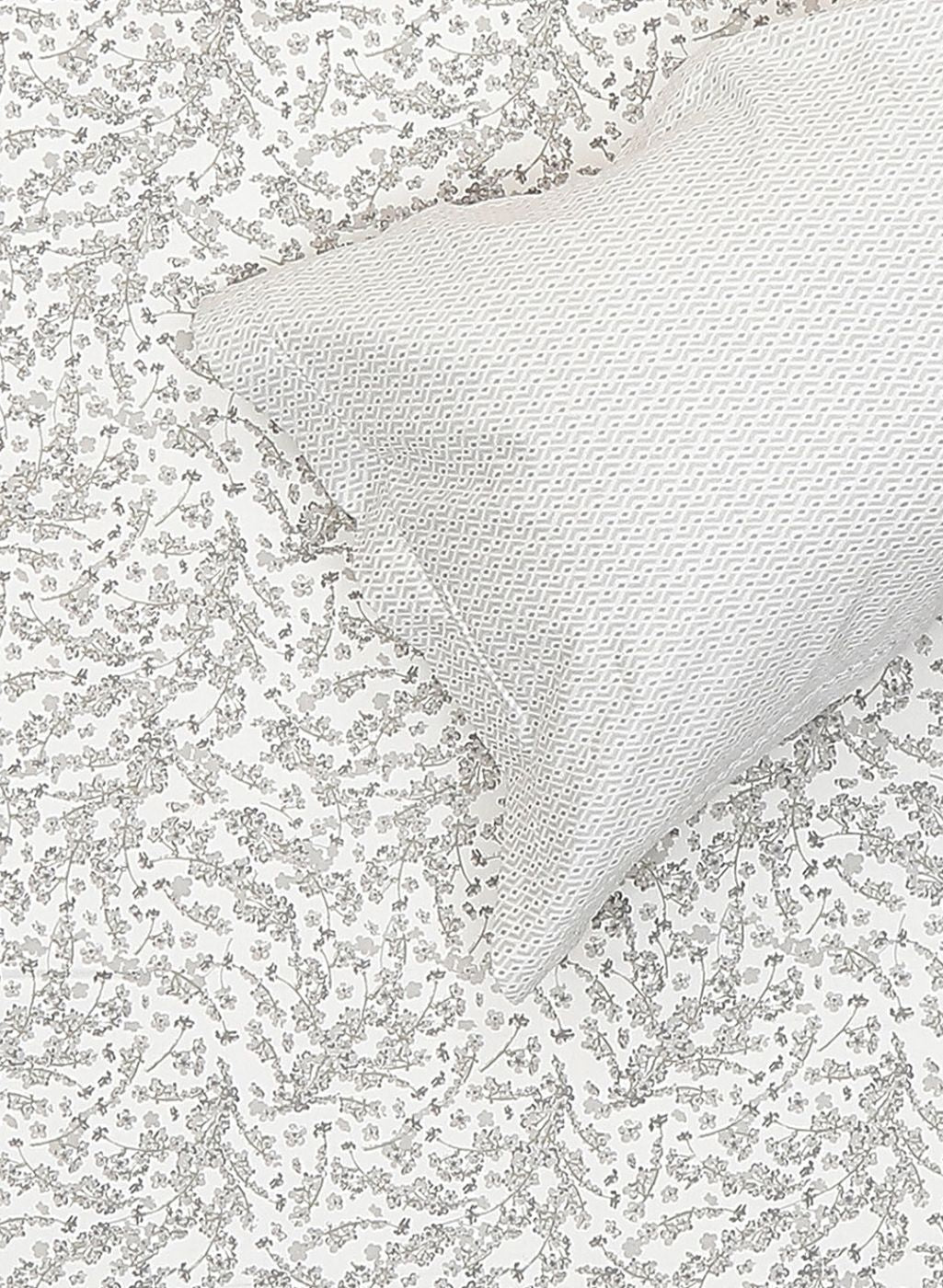 210TC Pure Cotton Queen Bedsheet with 2 Pillow Covers