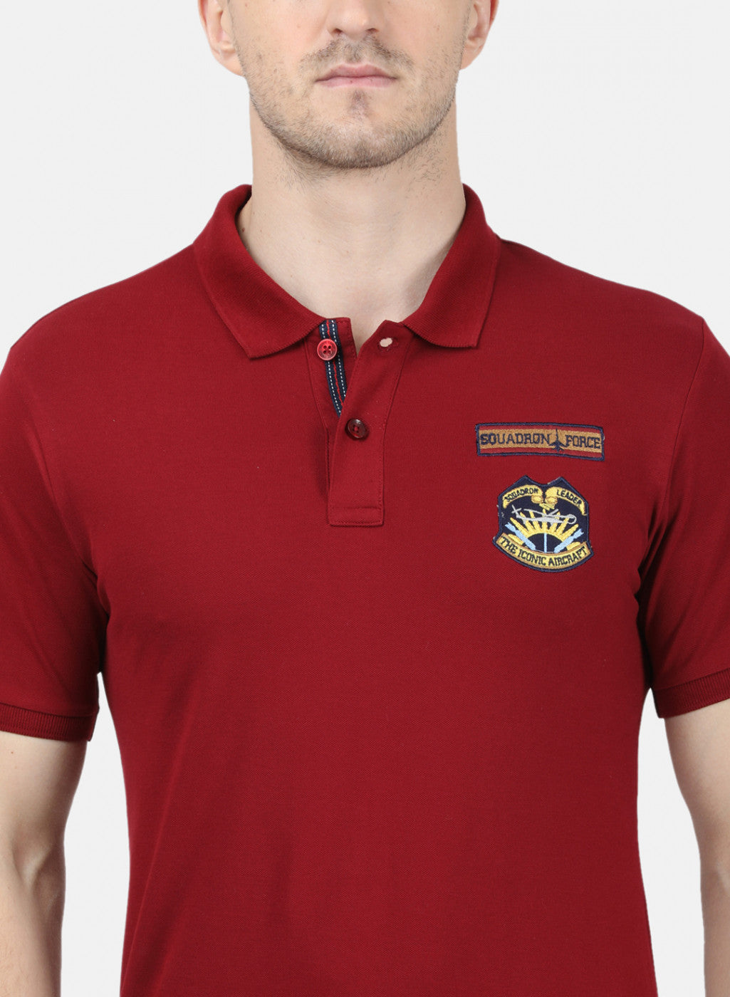 Mens Mahroon Stripe T-Shirt