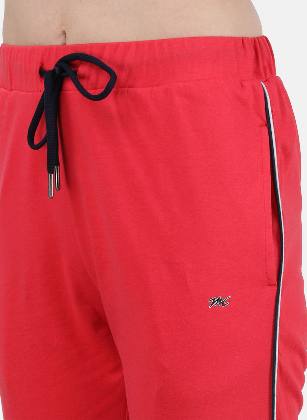 Womens Dark Pink Plain Lower