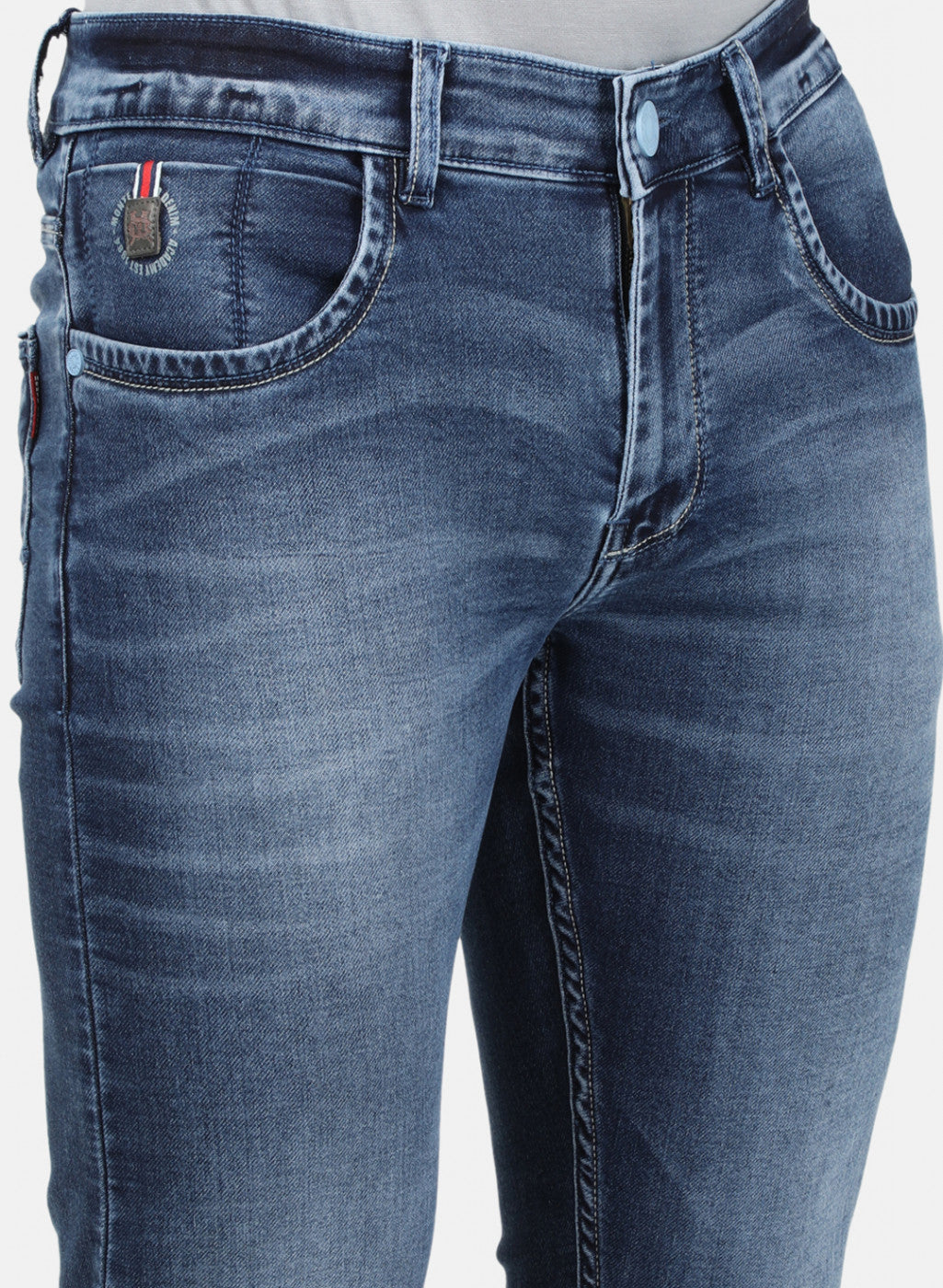 Mens Blue Skinny Denim