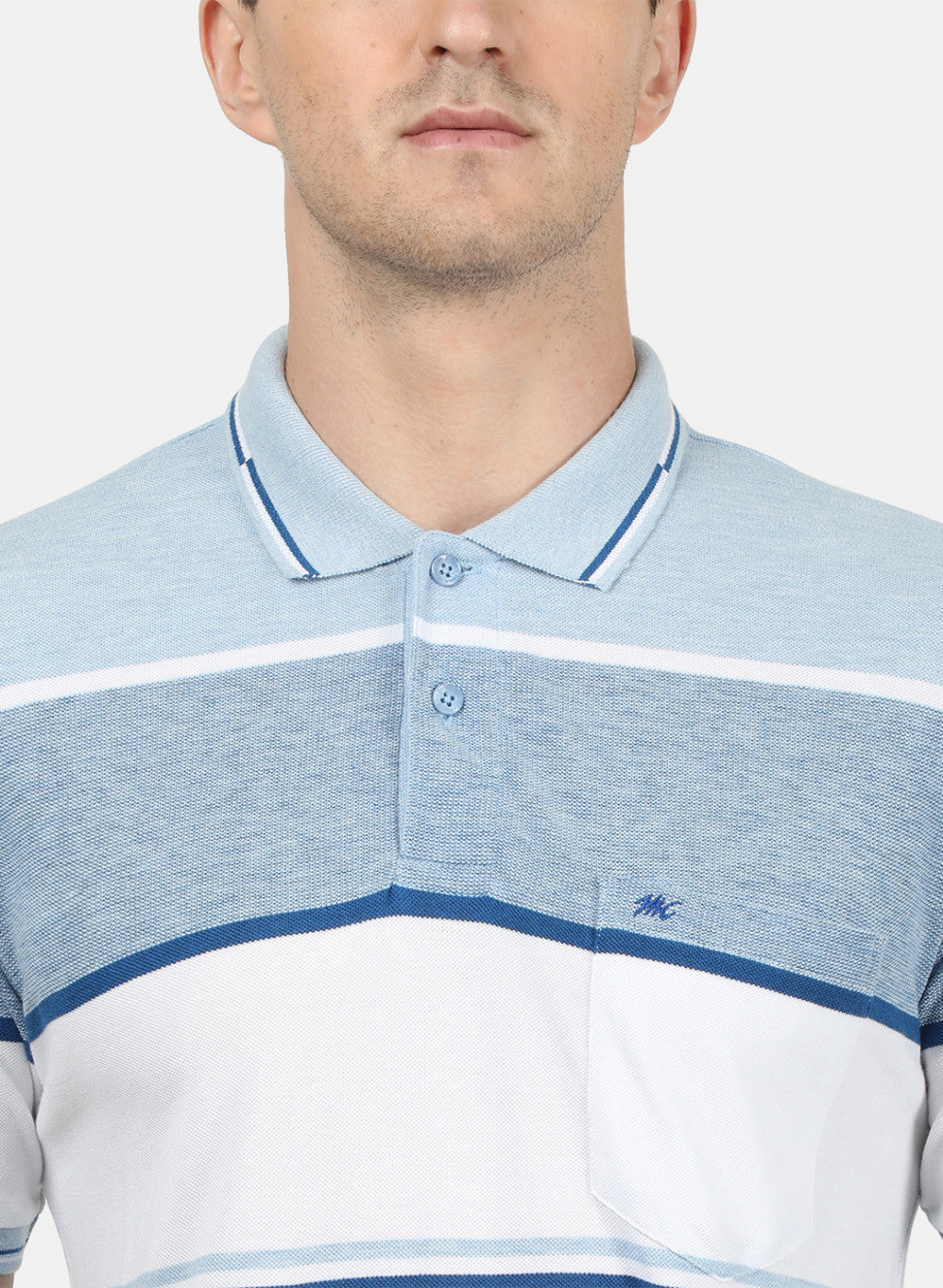 Mens Blue Stripe T-Shirt