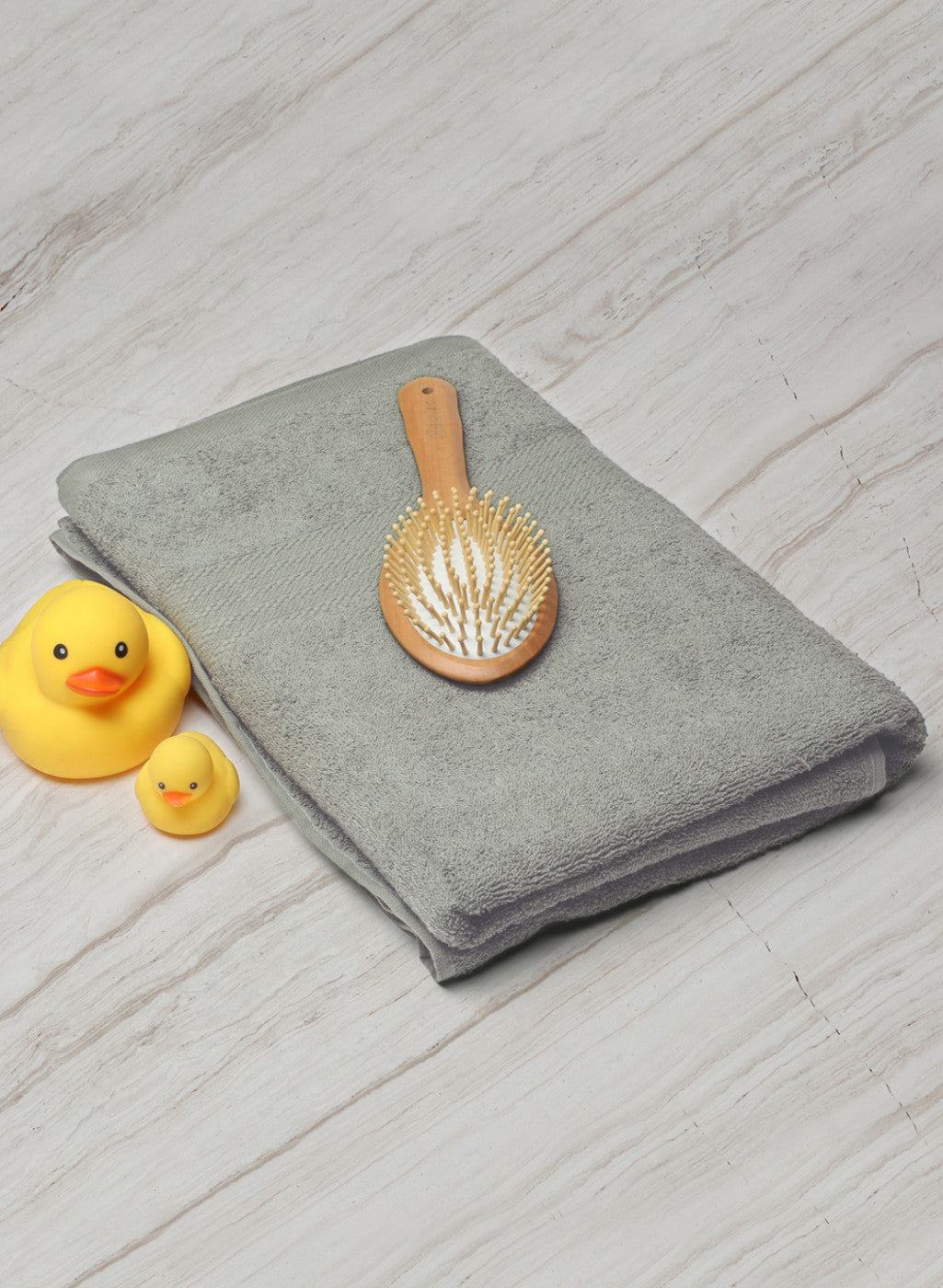 Grey Cotton 400 GSM Bath Towel