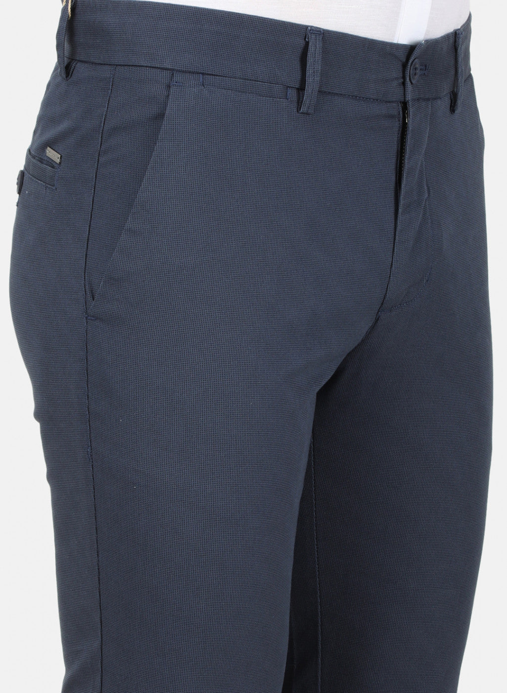 Mens Blue Slim Trouser