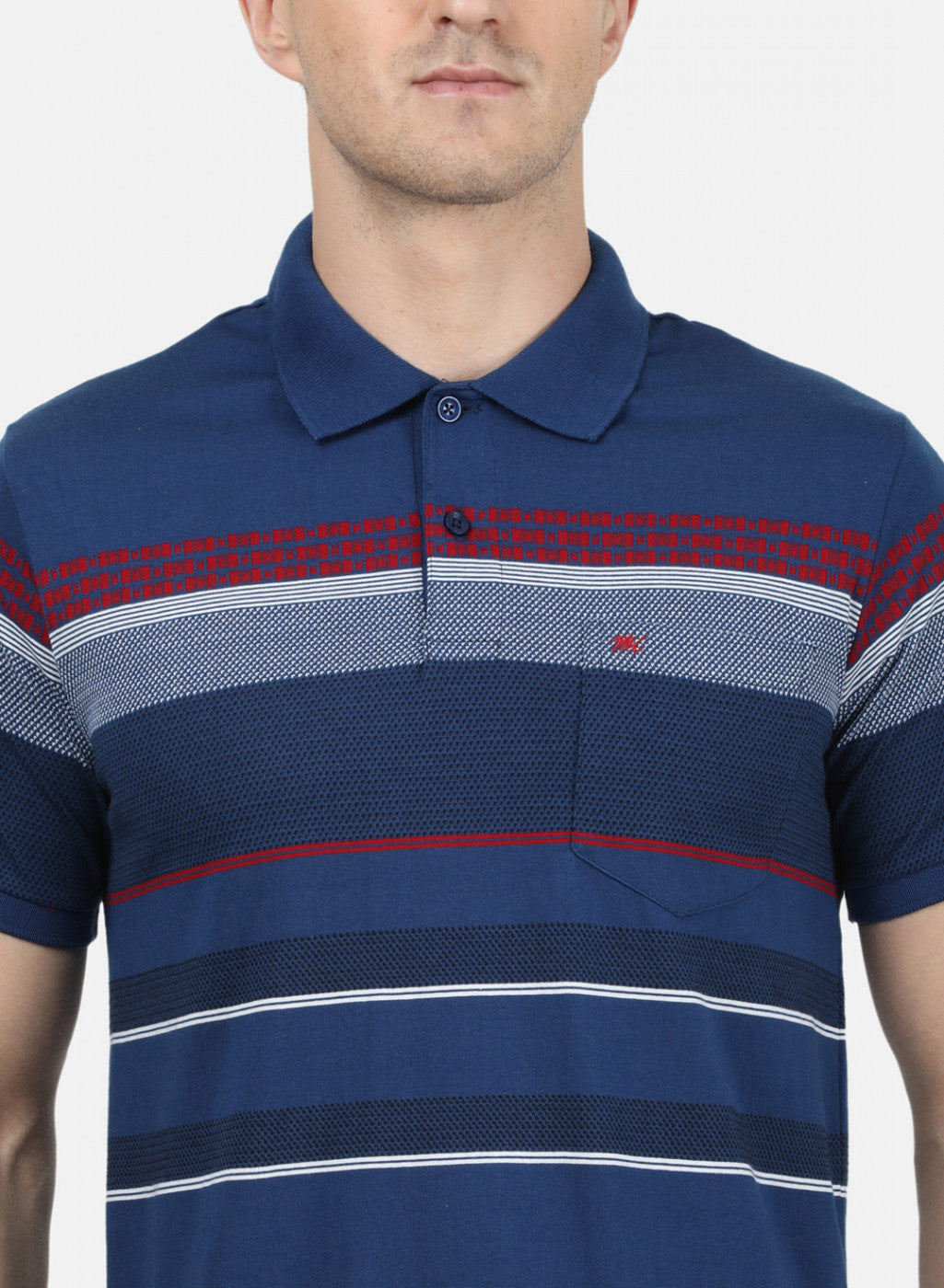 Mens Blue Stripe T-Shirt