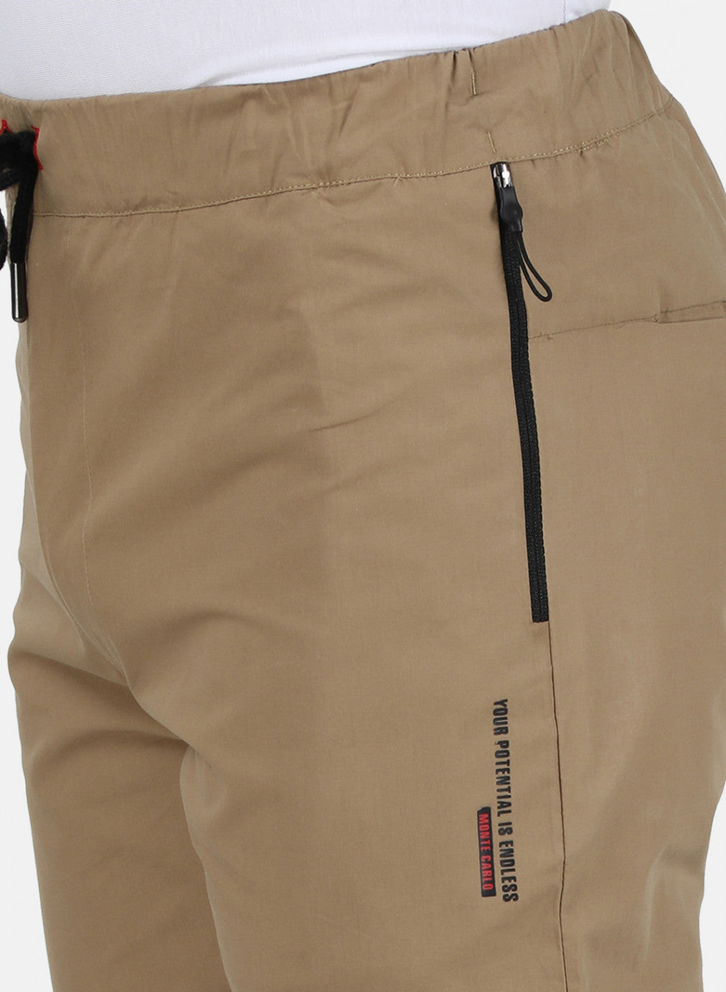 Mens Khaki Plain Lower