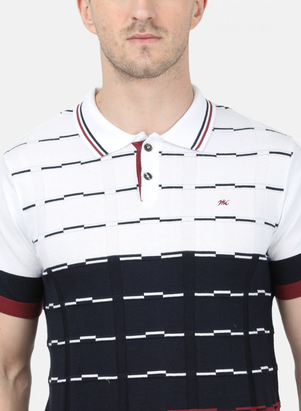 Mens Multicolor Plain T-Shirt