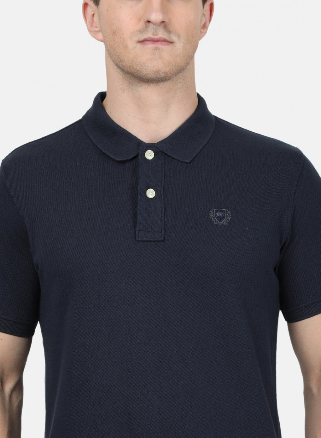 Mens NAvy Blue Plain T-Shirt