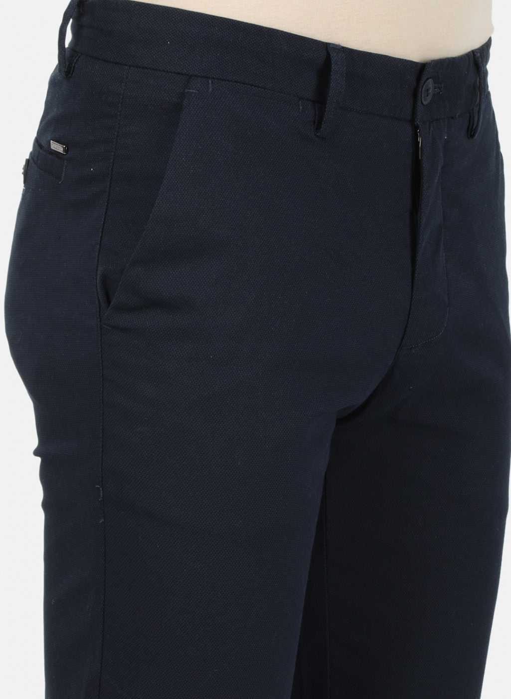 Mens Blue Slim Trouser