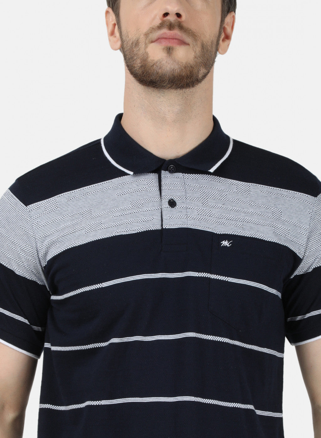 Mens NAvy Stripe T-Shirt
